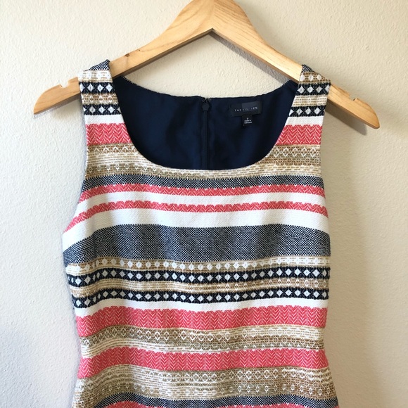 The Limited Striped Fitted Tank Dress—2 - Picture 2 of 8